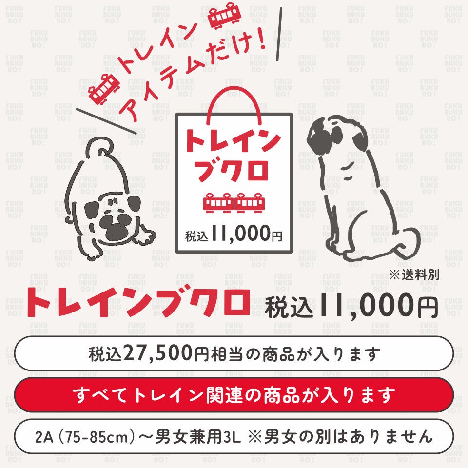 OJICO トレインブクロ（税込11,000円）